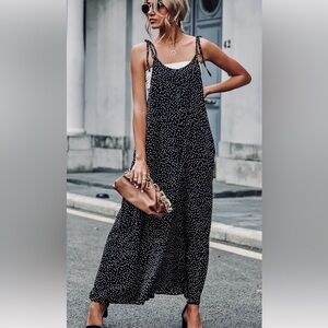 Elegant Black and White Polka Dot jumper